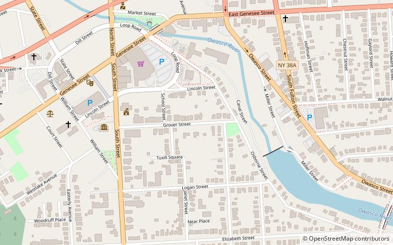 South Street Area Historic District location map