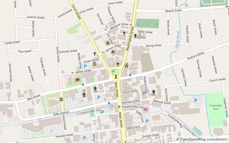 central square keene location map
