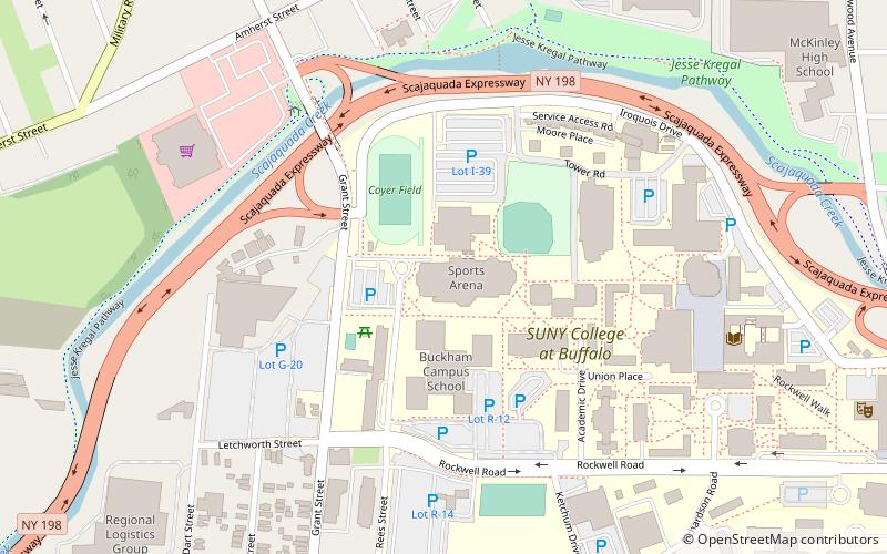 Buffalo State Sports Arena location map