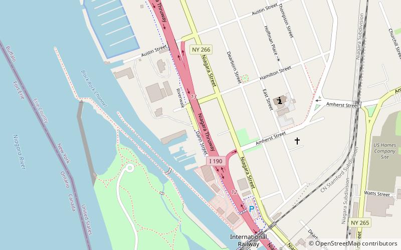 Buffalo Smelting Works location map