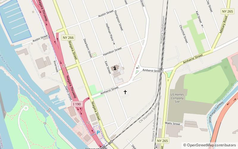 St. Francis Xavier Roman Catholic Parish Complex location map