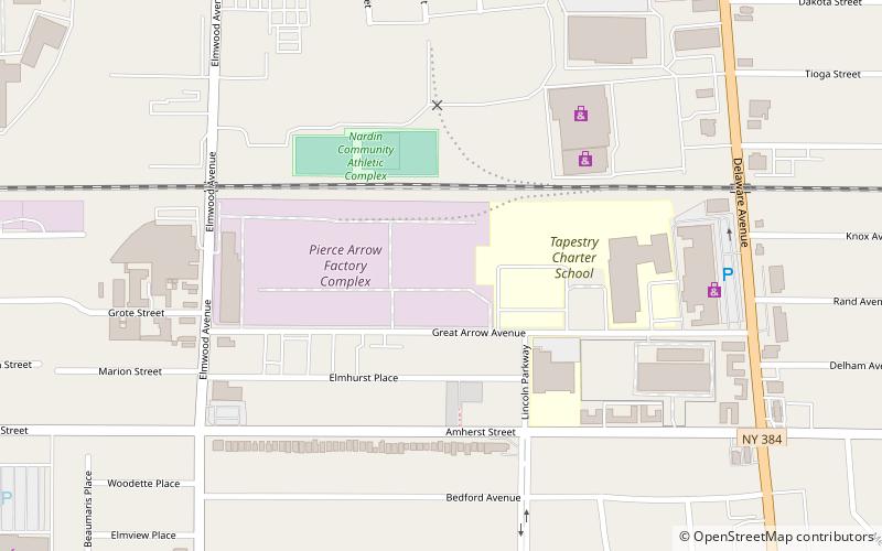 Pierce Arrow Factory Complex location map