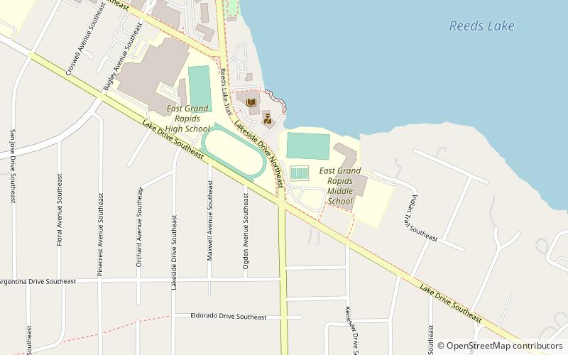 East Grand Rapids location map