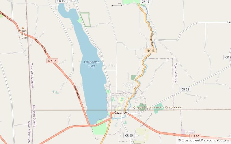 Chappell Farmhouse location map