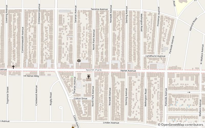 North Park Theatre location map