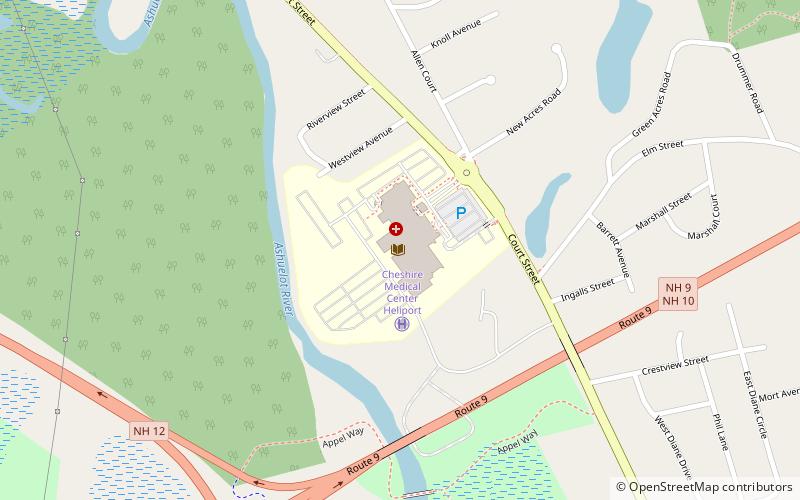 Cheshire Medical Center location map