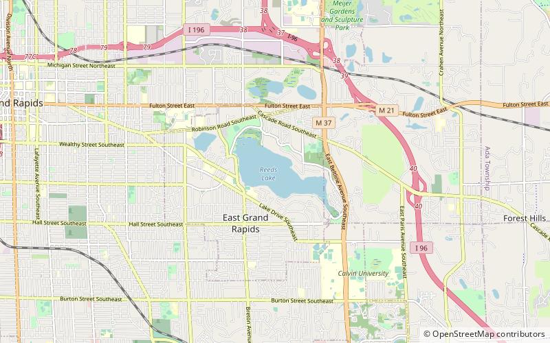 Reeds Lake location map