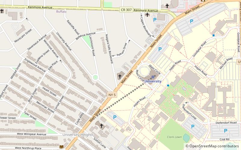 University Presbyterian Church location map