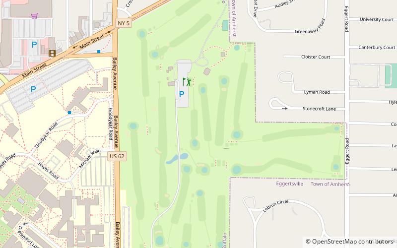 Grover Cleveland Golf Course location map