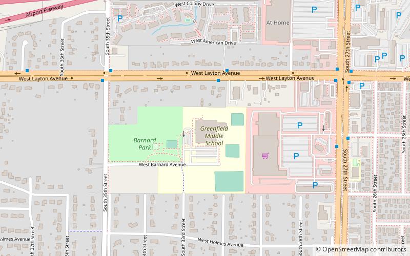 Greenfield School District location map