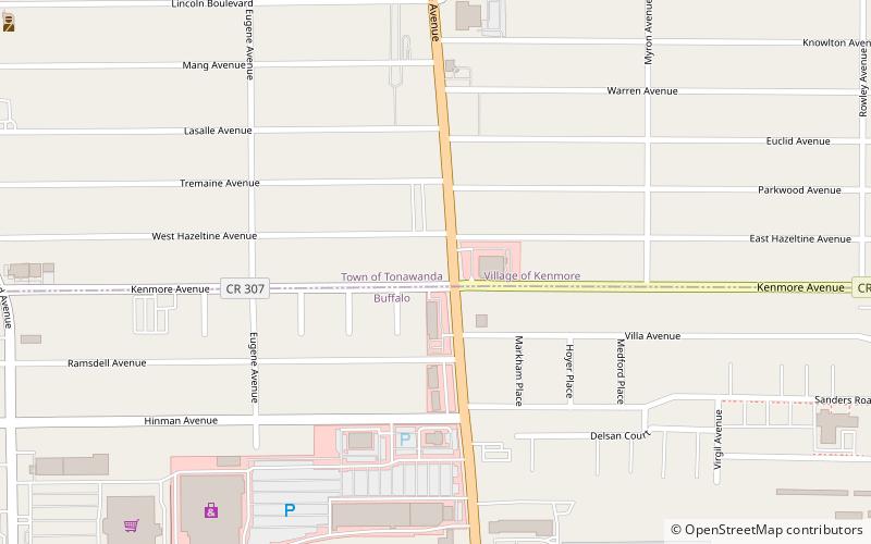 Eberhardt Mansion location map