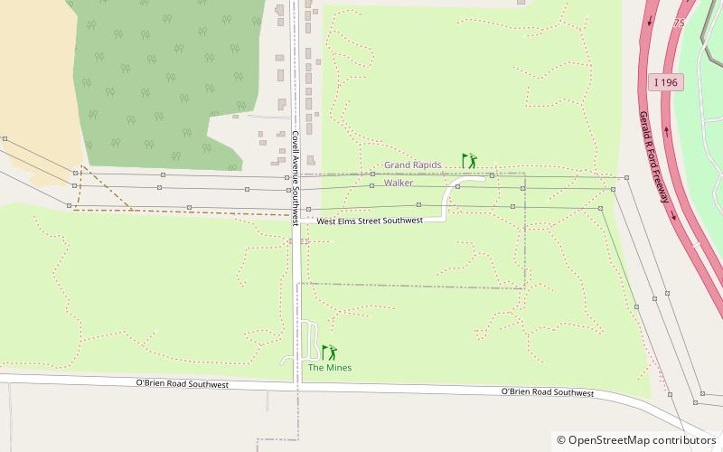 The Mines Golf Course location map