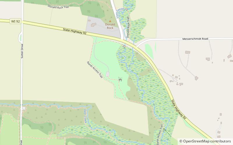 Donald Park of Dane County location map