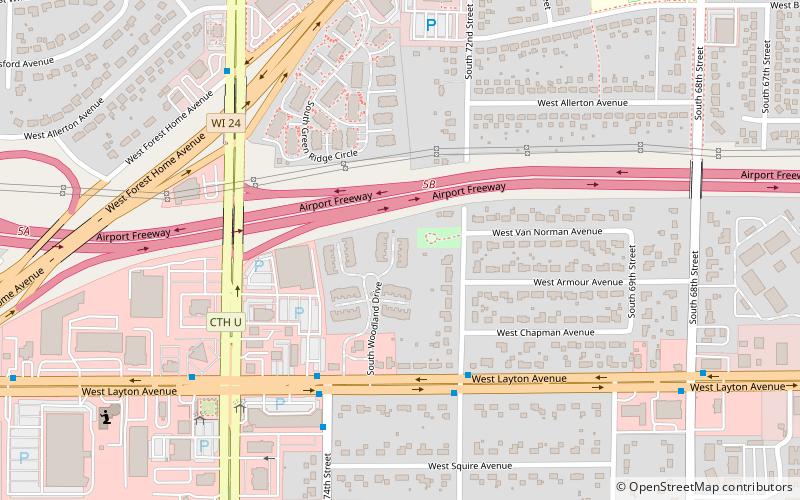 Greenfield location map