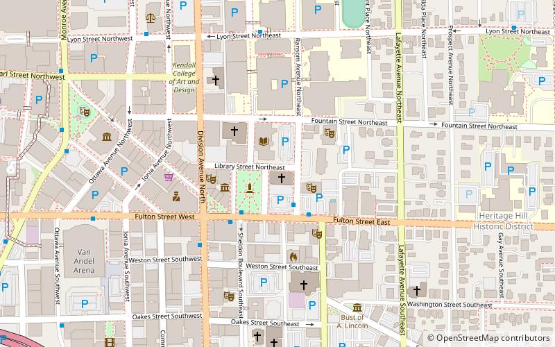 First Congregational Church location map