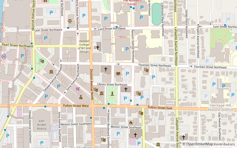 Grand Rapids Public Library location map