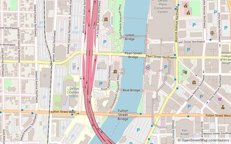 Grand Rapids Public Museum location map