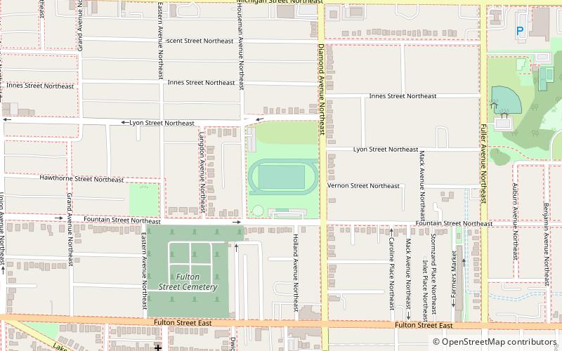 Houseman Field location map