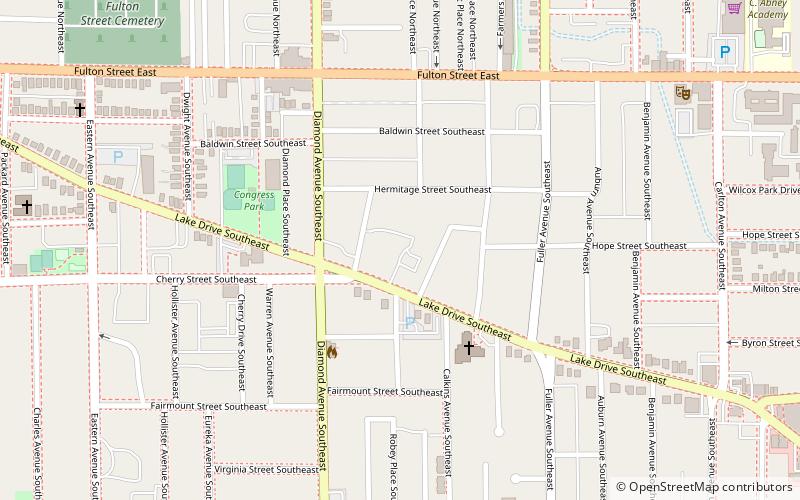 Paddock Place location map