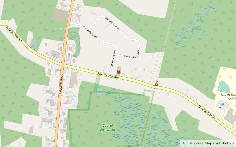 North Hampton Library location map