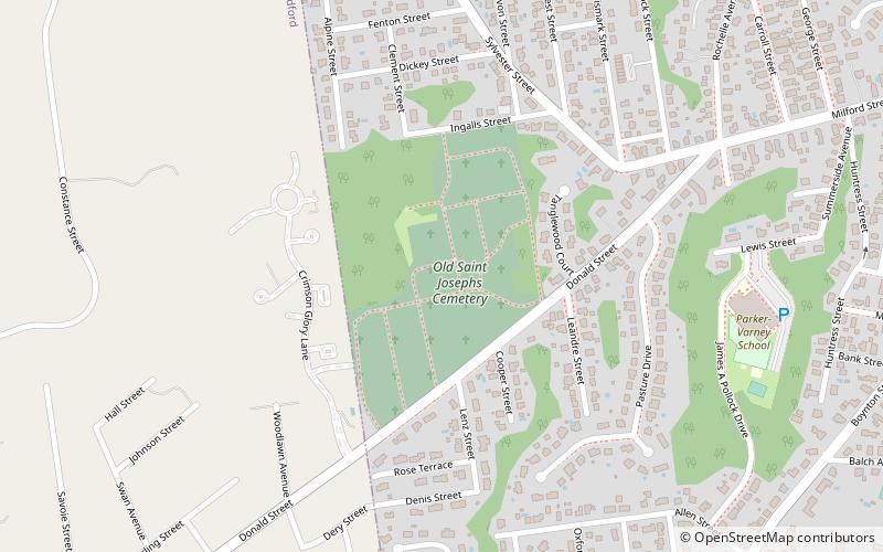 St. Joseph Cemetery location map