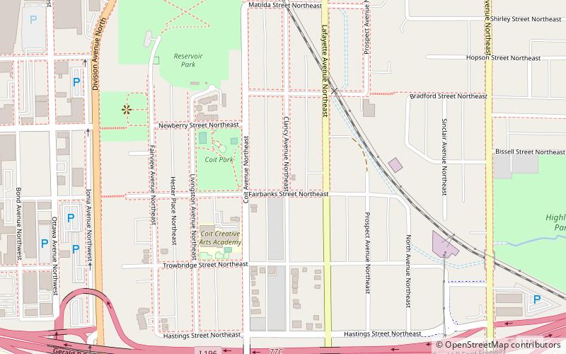 Belknap Lookout location map