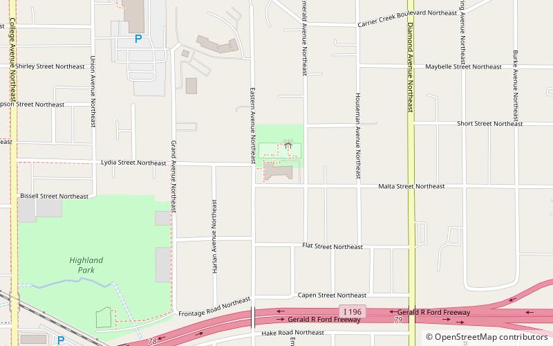 Eastern Avenue School location map