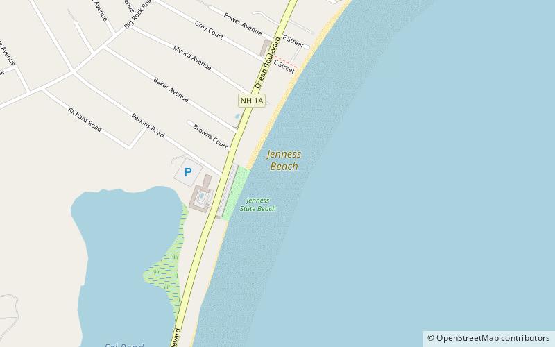 Jenness State Beach location map
