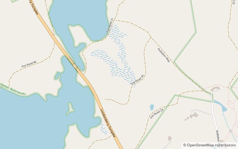 Lake Massabesic location map