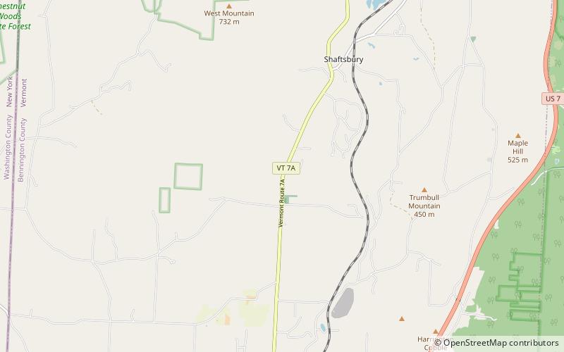 Gov. Jonas Galusha Homestead location map