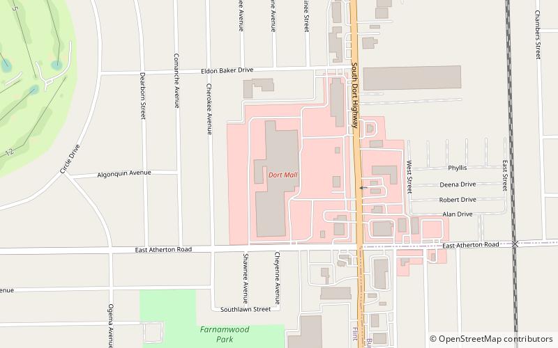 Dort Mall location map