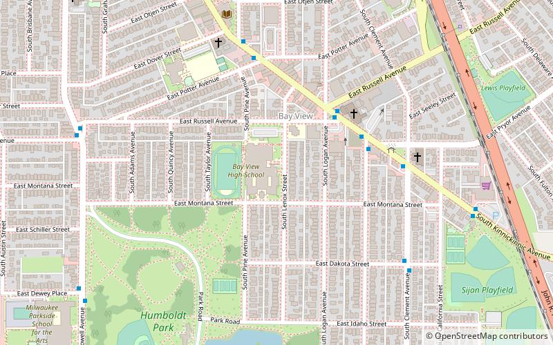 Bay View location map