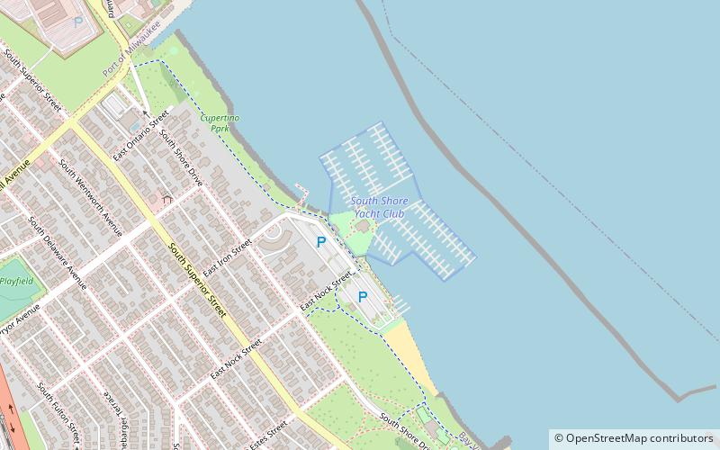 South Shore Yacht Club location map