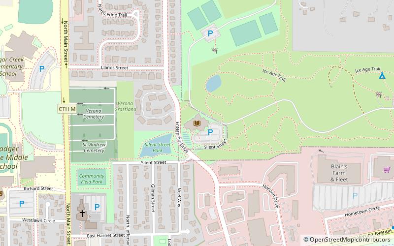 Verona Public Library location map