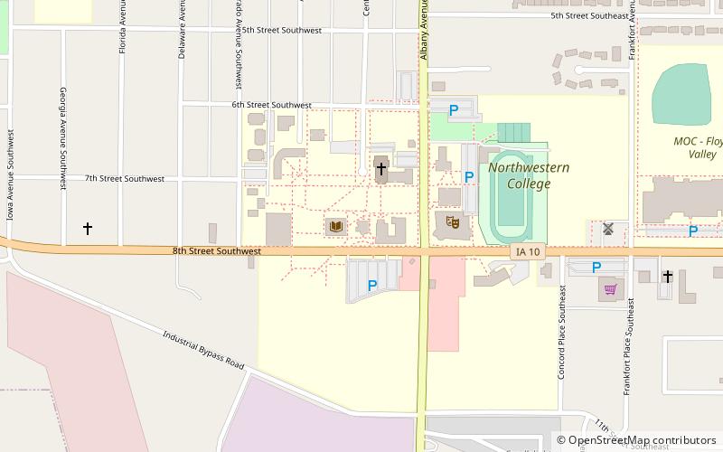 Zwemer Hall location map