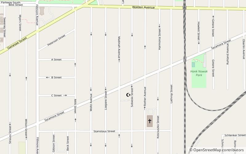 East Side location map