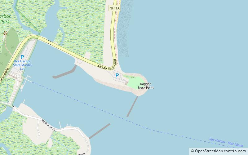 Rye Harbor State Park location map