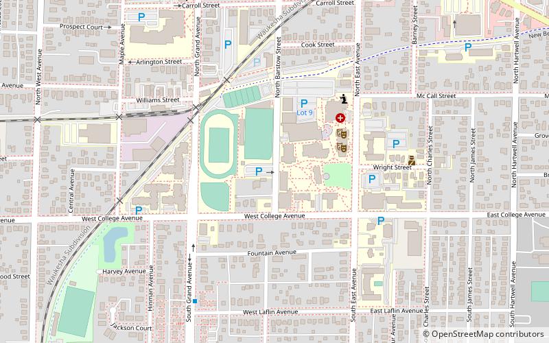 Université Carroll location map