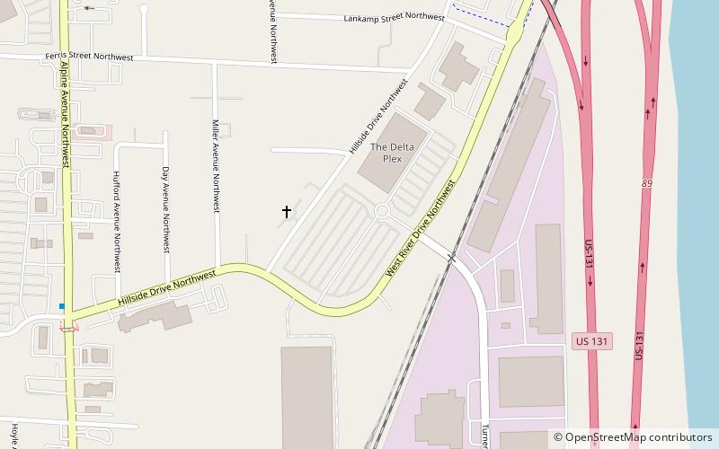 DeltaPlex Arena location map