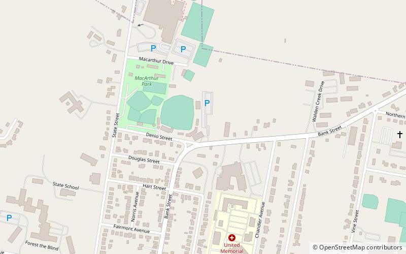 Dwyer Stadium location map