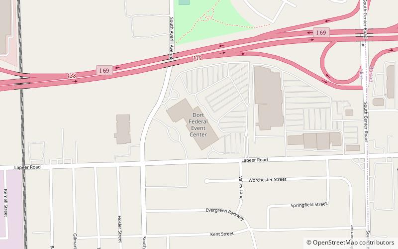 Dort Federal Credit Union Event Center location map