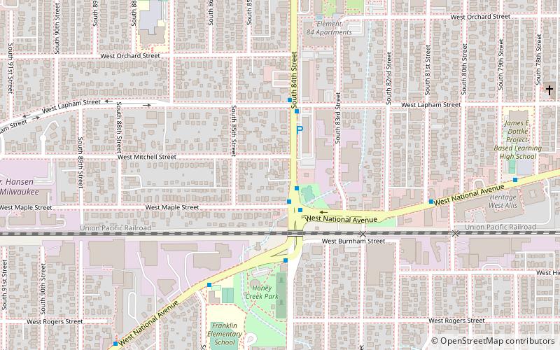 Greenfield School location map