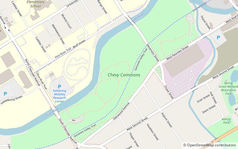 Chevy Commons location map