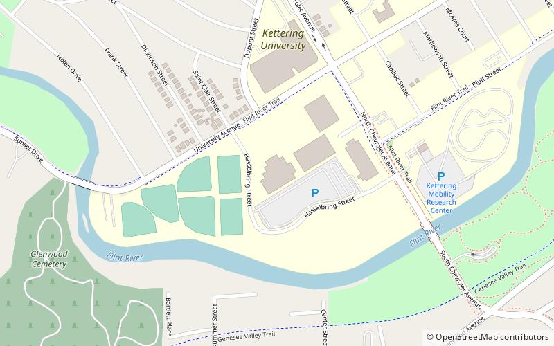 Kettering University location map