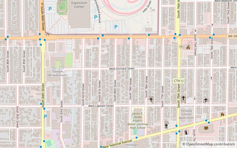 Alexander Herschel and Pauline G. McMicken House location map