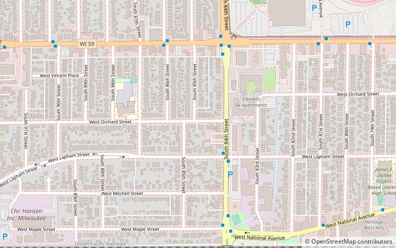 West Allis location map