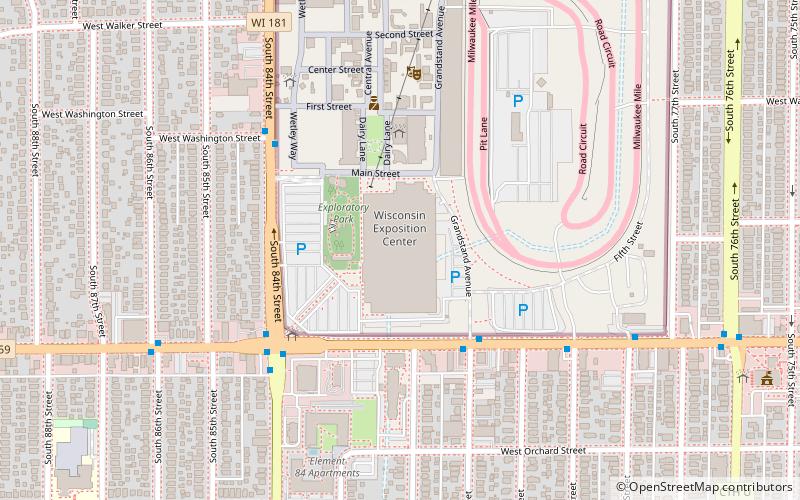 Wisconsin Exposition Center location map