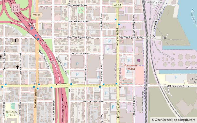 Siedziba firmy Rockwell Automation i wieża zegarowa Allen-Bradley location map