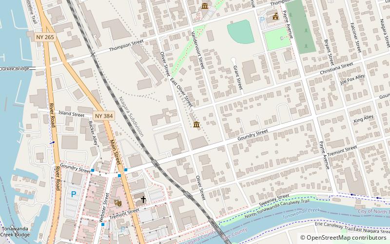 railroad museum of the niagara frontier north tonawanda location map