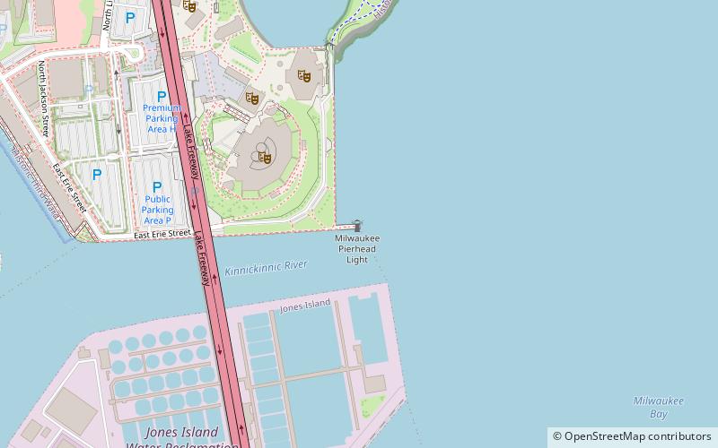 Phare de la jetée de Milwaukee location map